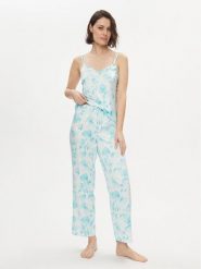 Lauren Ralph Lauren Piżama ILN72318 Niebieski Regular Fit. Niebieskie piżamy Lauren Ralph Lauren, l, bez wzorów, z bawełny, bez kołnierzyka, bez ramiączek. Za 299.99 zł.