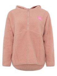 Zwillingsherz Bluza polarowa w kolorze jasnoróżowym rozmiar: L. Różowe bluzy z kapturem Zwillingsherz, l, bez wzorów, z polaru. Za 157.73 zł.