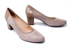 BIOECO BY ARKA 5175 1360+1404 beż, czółenka damskie. Czółenka Bioeco by Arka, bez wzorów, ze skóry, bez obcasa, na obcasie, bez zapięcia. Za 354.90 zł.
