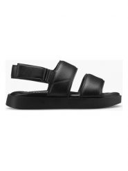 INUIKII Sandały "Padded Velcro" w kolorze czarnym rozmiar: 39. Czarne sandały Inuikii, bez wzorów, klasyczne, z otwartym noskiem, bez obcasa, bez zapięcia. Za 479.76 zł.