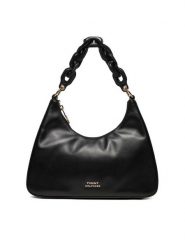 Tommy Hilfiger Torebka Soft Leather Shoulder Bag AW0AW16293 Czarny. Czarne torebki klasyczne Tommy Hilfiger, bez wzorów, ze skóry, bez dodatków. Za 639.99 zł.
