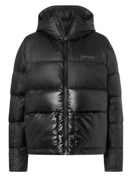 Marmot Kurtka puchowa w kolorze czarnym rozmiar: S. Czarne kurtki Marmot, s, bez wzorów, z puchu, bez kaptura. Za 568.34 zł.