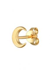 Elli Damskie kolczyki sztyfty Księżyc Astro Single Piece ze srebra próby 925 Sterling Silver Kolczyki 1 ct. Szare kolczyki Elli, srebrne. Za 163.99 zł.