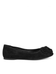 Sergio Bardi Baleriny WI40-F1105-01SB Czarny. Czarne baleriny Sergio Bardi, bez wzorów, ze skóry, bez obcasa, bez zapięcia. Za 269.99 zł.