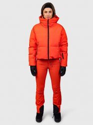 Brunotti Softshellowe spodnie narciarskie "Coldlake" w kolorze pomarańczowym rozmiar: S. Pomarańczowe spodnie dresowe Brunotti, bez wzorów. Za 260.35 zł.