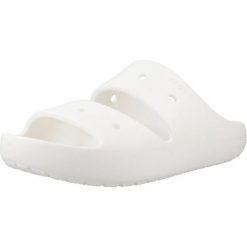 Sandały CROCS CLASSIC SANDAL V2 Biały. Białe sandały Crocs, bez wzorów, z gumy, bez obcasa, bez zapięcia. Za 222.00 zł.