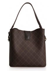 Lucky Bees Torebka w kolorze ciemnobrązowym - 25 x 20 x 13 cm rozmiar: onesize. Brązowe torebki klasyczne Lucky Bees, bez wzorów, z materiału, przez ramię, bez dodatków. Za 56.99 zł.