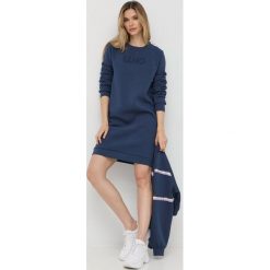 Liu Jo sukienka kolor granatowy mini prosta. Niebieskie sukienki Liu Jo, na co dzień, l, z aplikacjami, bez kołnierzyka, bez ramiączek, maxi, proste. Za 589.99 zł.