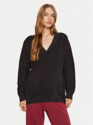 Champion Bluza 117636 Czarny Oversize. Czarne bluzy Champion, xl, bez wzorów, z bawełny, bez kaptura. Za 169.99 zł.