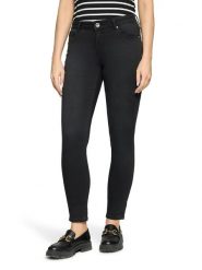 Betty Barclay Dżinsy - Slim fit - w kolorze czarnym rozmiar: 42. Czarne jeansy Betty Barclay, z aplikacjami, ze skóry, klasyczne, z podwyższonym stanem. Za 204.95 zł.