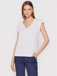 Vero Moda T-Shirt Filli 10247666 Biały Regular Fit. Białe t-shirty Vero Moda, xl, bez wzorów, z syntetyku, bez kołnierzyka, bez ramiączek. Za 69.99 zł.