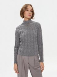 Marella Sweter Kartal 2333660736200 Szary Regular Fit. Szare swetry Marella, xxl, bez wzorów, z wełny, bez ramiączek. Za 1,149.00 zł.