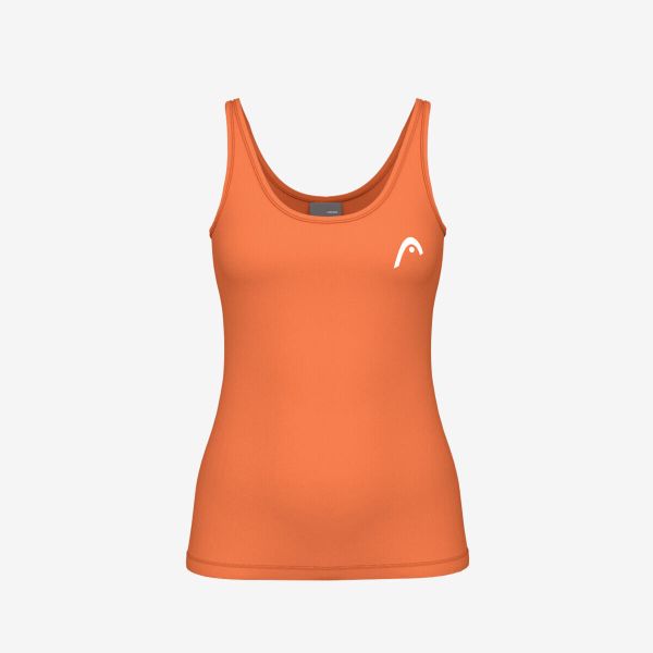 Damski tank top Head Spirit II. Brązowe topy Head, xs, bez wzorów, sportowe, bez kołnierzyka, bez ramiączek. W wyprzedaży za 189.00 zł.