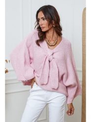 So Cachemire Sweter "Chiwel" w kolorze jasnoróżowym rozmiar: XL. Różowe swetry So Cachemire, xl, bez wzorów, z wełny, bez ramiączek. Za 262.91 zł.