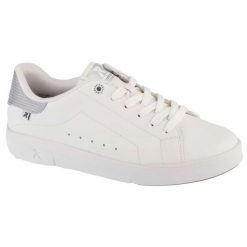 Buty Rieker Shoes 41902-80 białe. Białe buty treningowe bez wzorów, z gumy, bez zapięcia. Za 490.62 zł.