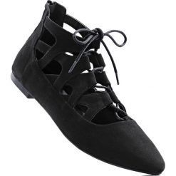 Baleriny bonprix czarny. Czarne baleriny bonprix. Za 27.99 zł.