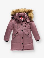 CANADA weather gear Parka w kolorze jasnoróżowym rozmiar: 122/128. Różowe płaszcze CANADA weather gear, bez wzorów, bez kaptura. Za 173.99 zł.