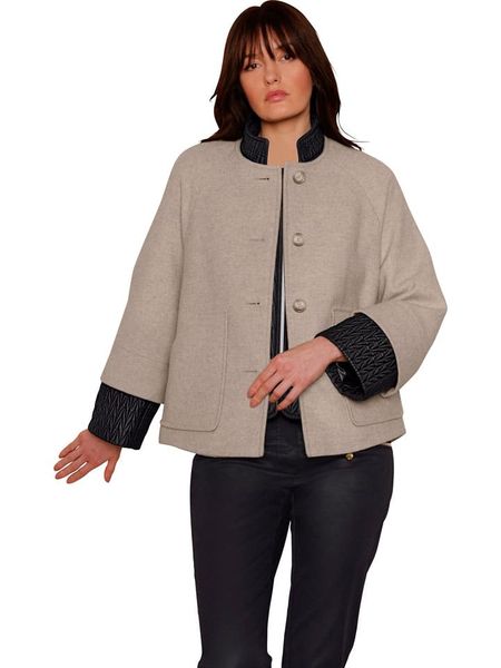 WITT WEIDEN Kurtka przejściowa w kolorze beżowym rozmiar: 38. Brązowe kurtki WITT WEIDEN, bez wzorów, bez kaptura. Za 523.38 zł.