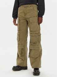 Alpha Industries Spodnie cargo 148022 Zielony Regular Fit. Zielone spodnie materiałowe Alpha Industries, bez wzorów, z bawełny. Za 259.99 zł.