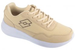 Buty sportowe Sneakersy damskie, Connect To. Brązowe buty treningowe Lotto, bez wzorów, z materiału, przed kostkę, bez zapięcia, trekkingowe. Za 109.99 zł.