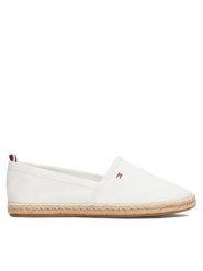 Tommy Hilfiger Espadryle Basic Tommy Flat Espadrille FW0FW06497 Écru. Espadryle Tommy Hilfiger, bez wzorów, z materiału, bez obcasa. Za 179.99 zł.
