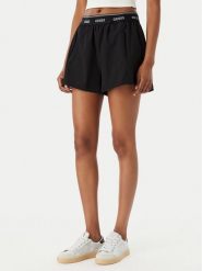 Guess Szorty sportowe V6GD18 W2344 Czarny Regular Fit. Czarne szorty sportowe Guess, z aplikacjami, z syntetyku. Za 264.99 zł.