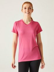 Regatta Koszulka sportowa "Fingal VII" w kolorze różowym rozmiar: 36. Różowe t-shirty sportowe Regatta, bez wzorów, z materiału, bez ramiączek, outdoorowe. Za 24.45 zł.