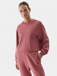 4F Bluza 4FAW23TSWSF702 Czerwony Regular Fit. Czerwone bluzy 4f, m, bez wzorów, z syntetyku, bez kaptura. Za 149.99 zł.