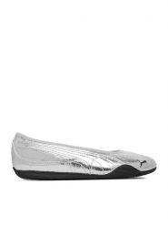 Puma Baleriny C-CATCH SOLEIL BALLERINA METALLIC WHISPER 40584301 Srebrny. Szare baleriny Puma, bez wzorów, ze skóry, bez obcasa, bez zapięcia. Za 279.99 zł.
