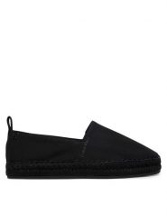 Calvin Klein Espadryle Oblique Espadrille Canvas HW0HW02931 Czarny. Czarne espadryle Calvin Klein, bez wzorów, z materiału, bez obcasa. Za 329.99 zł.