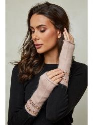Soft Cashmere Rękawiczki w kolorze jasnoróżowym rozmiar: onesize. Różowe rękawiczki Soft Cashmere, bez wzorów, prążkowane. Za 86.99 zł.