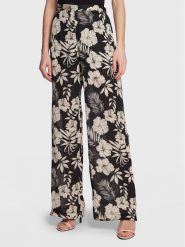 Pinko Spodnie materiałowe Taccagno 100910 A0OF Czarny Relaxed Fit. Czarne spodnie materiałowe Pinko, bez wzorów, z materiału. Za 1,529.00 zł.