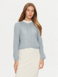 ViCOLO Kardigan 33013S Błękitny Regular Fit. Niebieskie swetry ViCOLO, s, bez wzorów, z syntetyku, bez ramiączek. Za 179.99 zł.