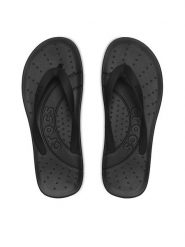 Crocs Japonki Crocs Flip 210089 Czarny. Czarne japonki Crocs, bez wzorów, z tworzywa sztucznego. Za 89.99 zł.