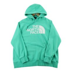 Damska bluza z kapturem TNF zielona. Zielone bluzy z kapturem The North Face, l, bez wzorów, z materiału, z kapturem, na fitness i siłownię. Za 85.16 zł.