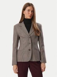 Marella Marynarka Ginseng 2623046071 Brązowy Regular Fit. Brązowe marynarki i żakiety Marella, bez wzorów, z syntetyku, bez ramiączek. Za 1,569.00 zł.