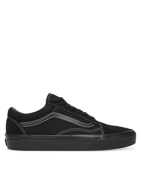 Vans Tenisówki Old Skool VN000D6WBKA1 Czarny. Czarne trampki Vans, bez wzorów, ze skóry, bez zapięcia. Za 219.99 zł.