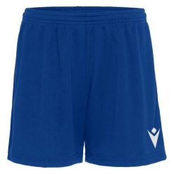 Szorty Macron Amethyst Hero. Niebieskie szorty sportowe Macron, bez wzorów, z materiału, na fitness i siłownię. Za 124.00 zł.