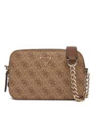 Guess Torebka Noelle II HWBG96 72140 Brązowy. Brązowe kopertówki Guess, z aplikacjami, ze skóry, wizytowe, bez dodatków. Za 549.99 zł.