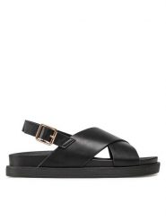 ONLY Shoes Sandały Onlminnie-2 15253212 Czarny. Czarne sandały ONLY SHOES, bez wzorów, ze skóry, bez obcasa, na płaskiej podeszwie, bez zapięcia. Za 159.99 zł.