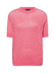 Franco Callegari Sweter z dzianiny Kobiety różowy, L. Czerwone swetry Franco Callegari, l, bez wzorów, z dzianiny, eleganckie, bez ramiączek. Za 169.95 zł.