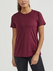 Craft Koszulka sportowa "ADV Core Essence" w kolorze bordowym rozmiar: S. Czerwone t-shirty sportowe Craft, s, bez wzorów, bez ramiączek, outdoorowe. Za 93.72 zł.