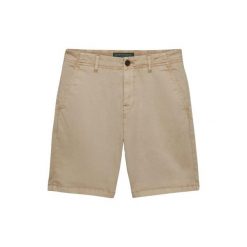 Szorty damskie Superdry. Brązowe szorty sportowe Superdry, bez wzorów, z materiału, trekkingowe. Za 262.45 zł.