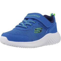 Buty SKECHERS BOUNDER TECHROX Niebieski. Niebieskie trekkingi Skechers, bez wzorów, z syntetyku, bez zapięcia, trekkingowe. Za 150.62 zł.