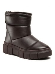 Lasocki Śniegowce EST-DARIA-05 Brązowy. Brązowe botki Lasocki, bez wzorów, ze skóry, bez obcasa, na płaskiej podeszwie, bez zapięcia. Za 279.99 zł.