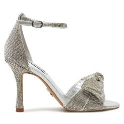 Sandały Steve Madden. Szare sandały Steve Madden, bez wzorów, bez obcasa, na słupku, bez zapięcia. Za 549.99 zł.