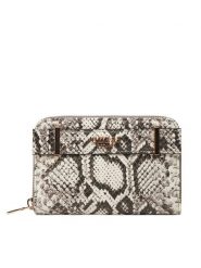 Guess Duży Portfel Damski SWKG96 33140 Beżowy. Brązowe portfele Guess, z aplikacjami, ze skóry. Za 189.99 zł.