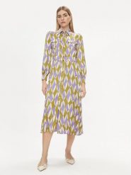 Liu Jo Sukienka koszulowa CA4360 TS555 Kolorowy Regular Fit. Sukienki Liu Jo, bez wzorów, z syntetyku, bez kołnierzyka, bez ramiączek, koszulowe. Za 639.99 zł.