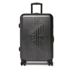 Walizka średnia Emporio Armani. Szare walizki Emporio Armani, średnie. Za 1,199.00 zł.