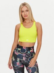 Reebok Top Train High Support 100076272 Zielony Slim Fit. Zielone topy Reebok, xs, bez wzorów, z syntetyku, bez kołnierzyka, bez ramiączek. Za 69.99 zł.
